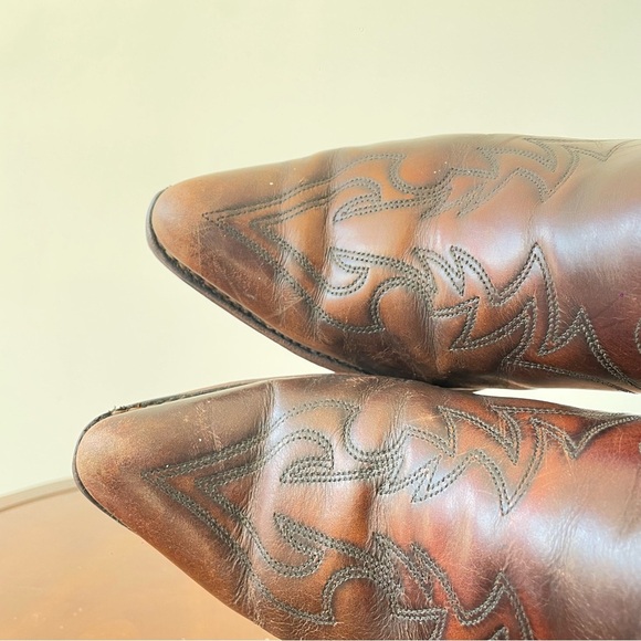 Vintage Texas Imperial M90 Leather Cowboy Boot | US 8 - Picture 5 of 8